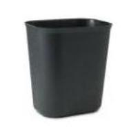 WASTEBASKET BK 28 QT FIRE RESISTANT 6/CS